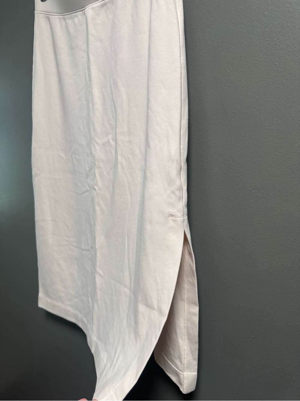 AYR The High Hopes Shroom Cream Midi Pencil Skirt with Side Slit Stretch S - Picture 6 of 9